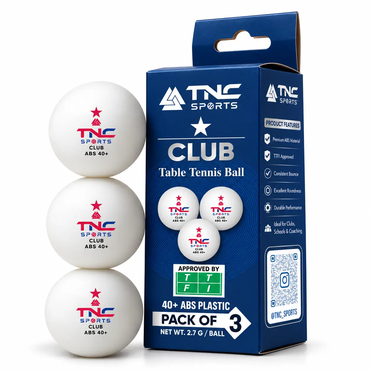 TNC Sports Table Tennis Ball Set